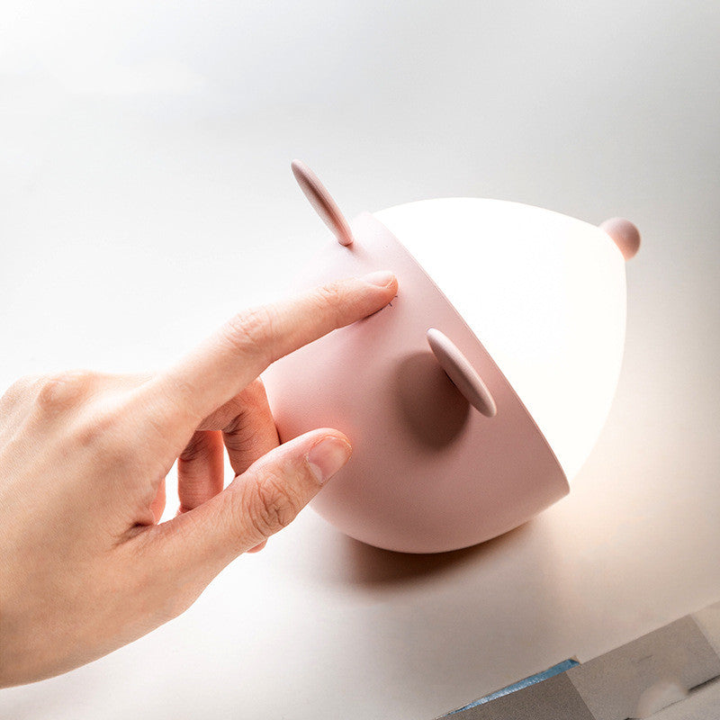 Silicone Lamp, LED Pat Night Light, Love Atmosphere Bedside Light, Cute Pet Night Light