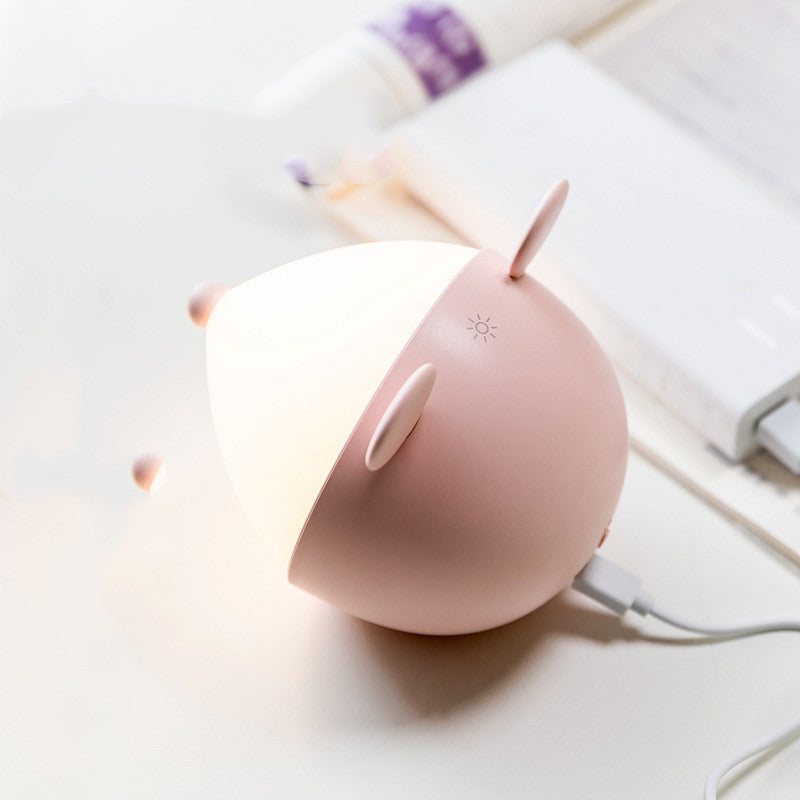 Silicone Lamp, LED Pat Night Light, Love Atmosphere Bedside Light, Cute Pet Night Light