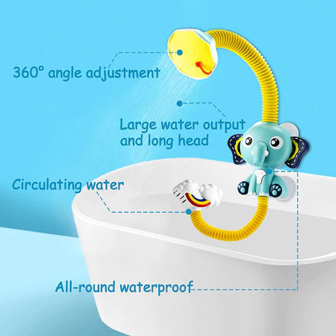 Amusing elephant bath Rinser