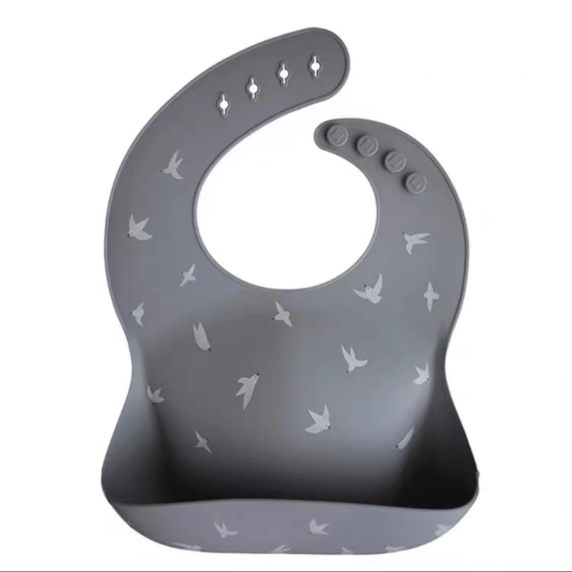 Food Grade Silicone Rice Pocket Food Supplement Bib