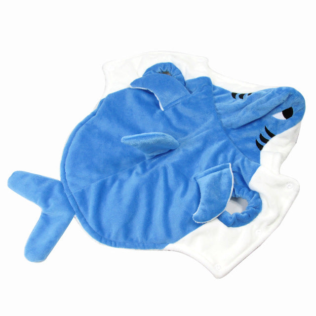 Shark suit pet